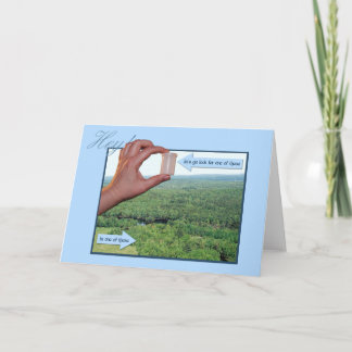 Låt oss gå söker efter en micro i skogen! inbjudan