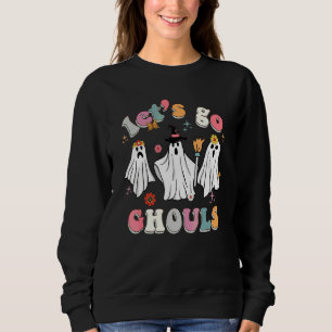 Låt Oss Gå Spöken Häxiga Spöke Hippie Halloween Ko T Shirt