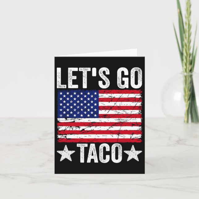 Låt oss Gå Taco2 Kort (Framsida)