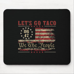 Låt oss gå Taco för män kvinnor amerikanska USA Fl Musmatta