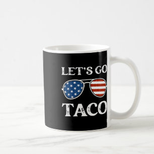 Låt oss gå Taco Retro Singlar Roligt Politisk Låt  Kaffemugg