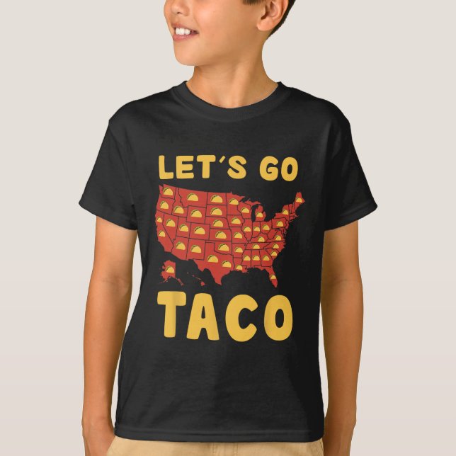 Låt oss gå Taco Tröja Roligt Låt oss gå Taco 4  (Framsida)