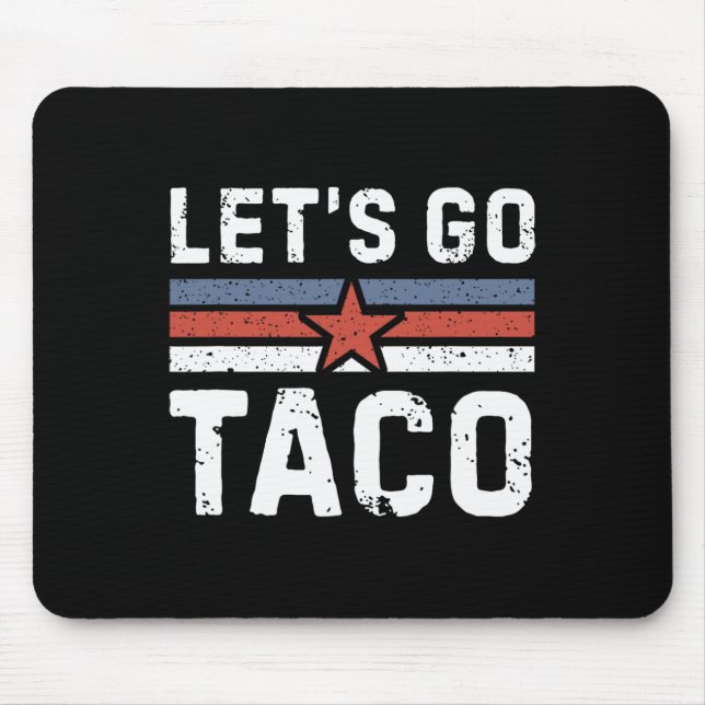 Låt oss gå Taco - Vintage 2  Musmatta (Framsidan)