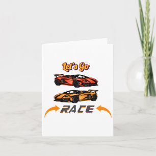 Låt oss gå Tävling - Tävla för supercar Speed Kort