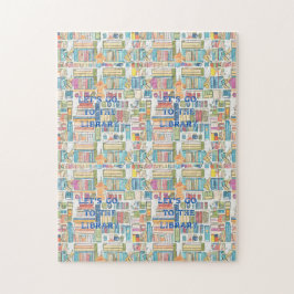 Låt oss gå till Bibliotek 2 Puzzle Pussel