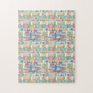 Låt oss gå till Bibliotek 2 Puzzle Pussel