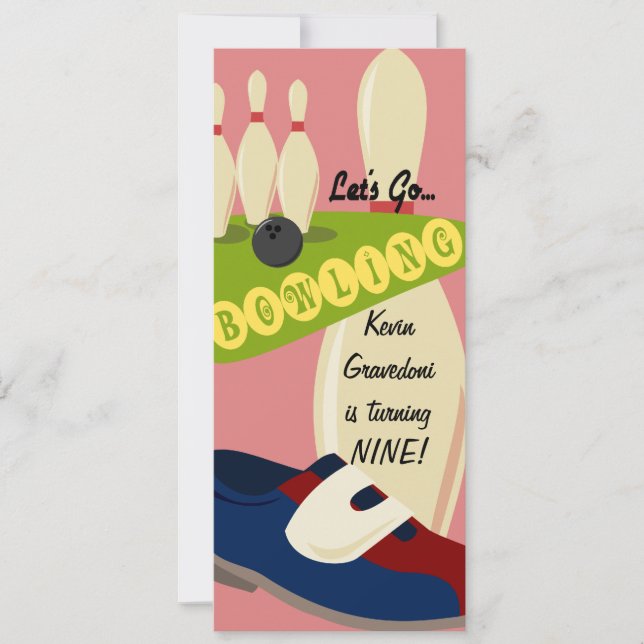 Låt oss Gå till födelsedagsinbjudan Inbjudningar (Framsida)