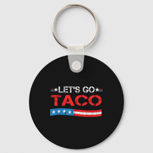 Låt oss gå till Taco Alltid kyckling rolig amerika Nyckelring
