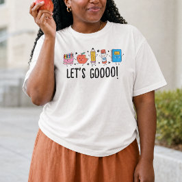 Låt oss gå tillbaka till skolan Söt klotter T Shirt