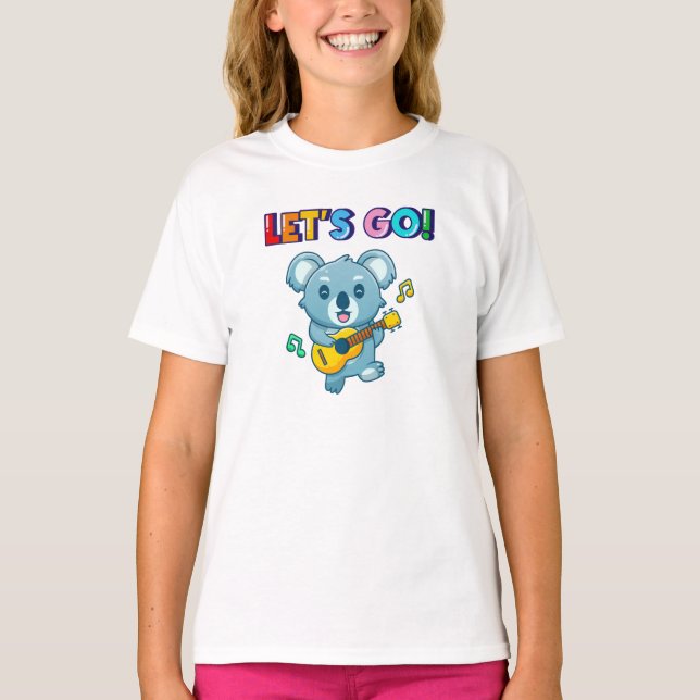 Låt oss gå tillsammans med Koala. T Shirt (Framsida)