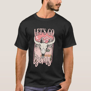 Låt oss gå tjejer Brud Brudtärna Västra Öken Bac T Shirt