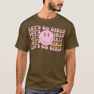 Låt oss gå tjejer Retro möhippa Brud Brud T Shirt