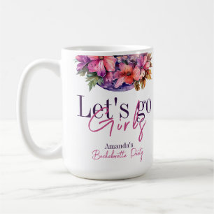 Låt oss gå tjejer Rosa Sista Disco Sängkammaren Pa Kaffemugg