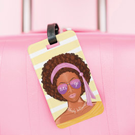 Låt oss Gå | Tropiskt afrikanskt Beach Beauty Bagagebricka