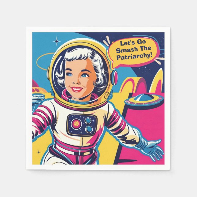 Låt oss gå ut och ta bort patriarkatets feminist pappersservett (Framsidan)