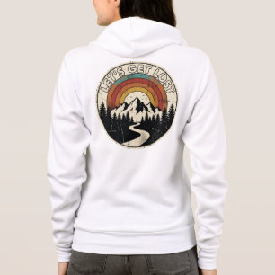 Låt oss gå vilse Retro Bergs Äventyr Utomhus T Shirt