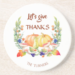 Låt oss Ge Tack för Thanksgivingen Fall WANDERPump Underlägg