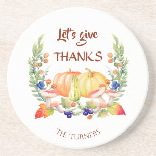 Låt oss Ge Tack för Thanksgivingen Fall WANDERPump Underlägg