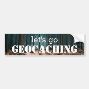 Låt oss Geocaching med Anpassningsbarnas foto Bildekal