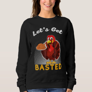 Låt oss Get Bast Thanksgiving Costume Leg Turkey D T Shirt