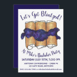 Låt oss Get Blintzed Bachelor Party Blueberry Blin Inbjudningar<br><div class="desc">Inbjudningarna innehåller en originalmarkörillustration av en rad utsökta blåbärsblandningar, med LÅT OSS GET BLINTZED i ett roligt-teckensnitt. Idealisk för ett fodotemat bachelor party eller annat firande. Anpassa med din händelseinformation. Ser du inte vad du är tittar för? Behöver du hjälp med anpassning? Kontakta Rebecca för att få något designat bara...</div>