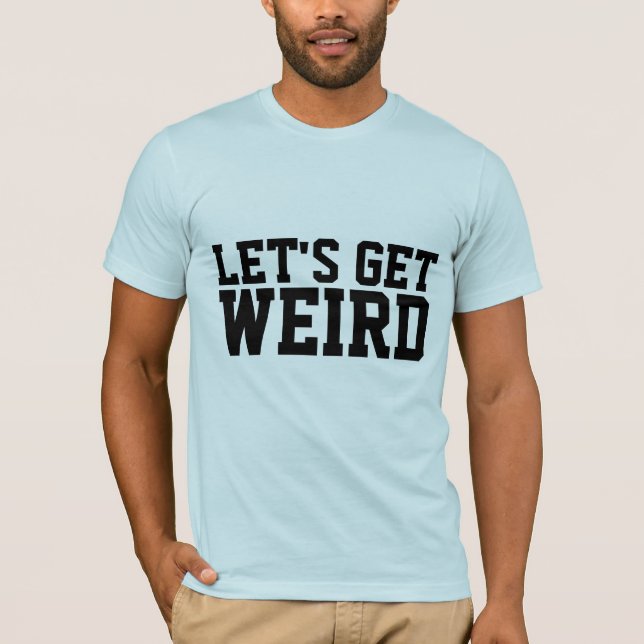 LÅT OSS GET KONSTIG T-SHIRTS (Framsida)