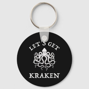 Låt oss Get Kraken Nyckelring