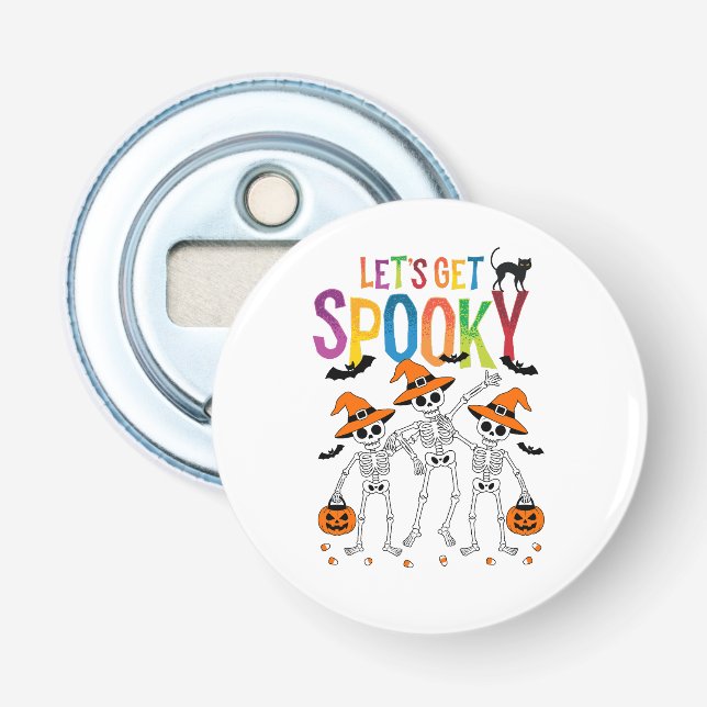 Låt oss Get Spooky Halloween Flasköppnare (Framsidan)