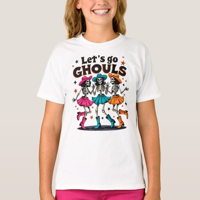 Låt oss ghouls t shirt (Framsida)