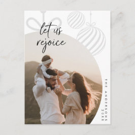 Låt oss glädjas, Familjefoto, Säsongs Hälsning Vykort