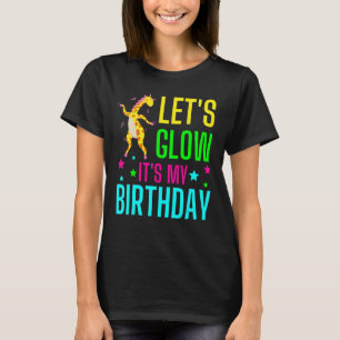 Låt oss glöd Party Det är min Födelsedagsfest Squa T Shirt