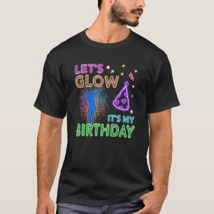 Låt oss glöda Party på min födelsedagsdabbing Kid T Shirt