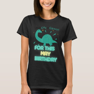 Låt oss Glow Crazy i maj Party Coola födelsedag Gl T Shirt