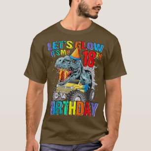 Låt oss Glow Party Det är min 18:e födelsedagsmons T Shirt
