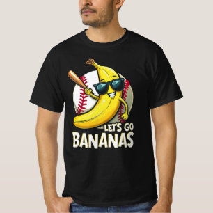 Låt oss Go Bananas Funny Banana Älskare T Shirt
