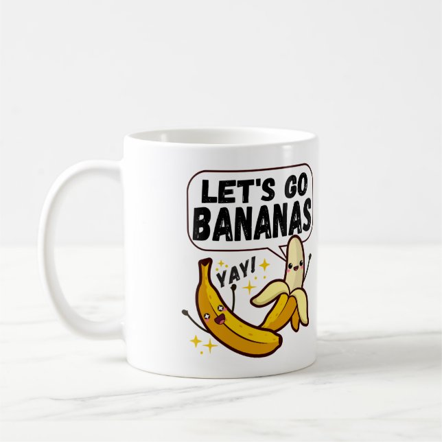 Låt oss go Bananas Kaffemugg (Vänster)