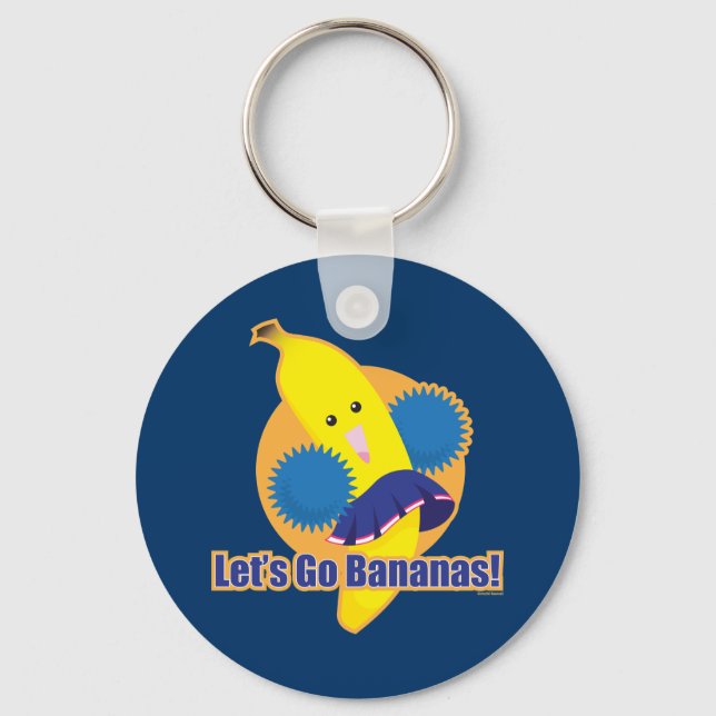Låt oss Go Bananas! Nyckelring (Framsida)