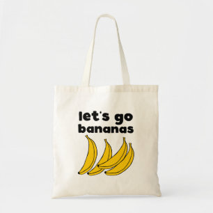 Låt oss Go Bananas Tote Bag Tygkasse