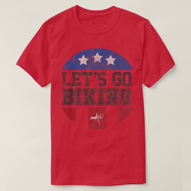 Låt oss Go Biking - Sarcastic Biker Älskare 727 T Shirt (Design framsida)
