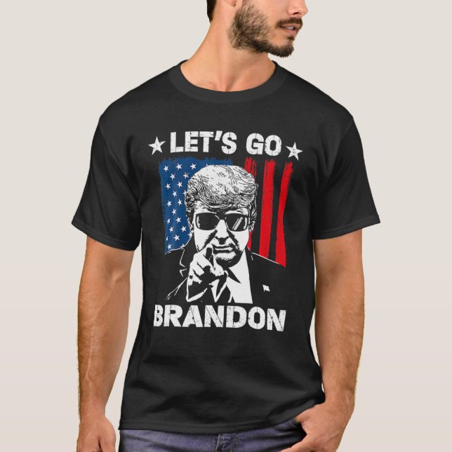 Låt oss Go Braden Brandon Konservativ Anti Liberal T Shirt (Framsida)