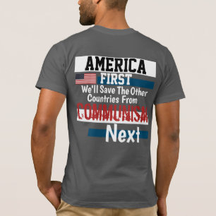 Låt oss go Brandon America First T-Shirt