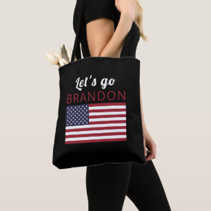 Låt oss go Brandon, amerikansk Flagga Tygkasse