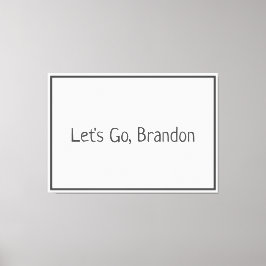 Låt oss Go, Brandon Biden Canvastryck