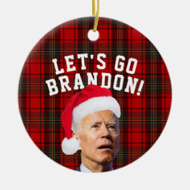 Låt oss Go Brandon Biden jul Ornament Funny