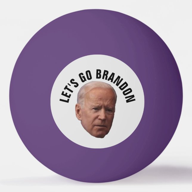 LÅT OSS GO BRANDON BIDEN PING PONG BOLLAR (Framsidan)