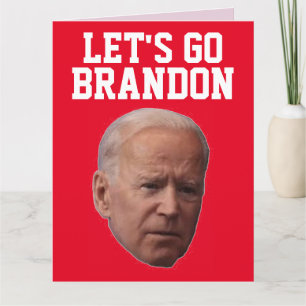 LÅT OSS GO BRANDON BIDEN VALENTINS DAGKORT KORT