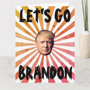 LÅT OSS GO BRANDON BIG BIRTHDAY Card Kort