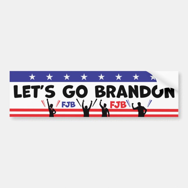 Låt oss Go Brandon Bildekal (Framsidan)
