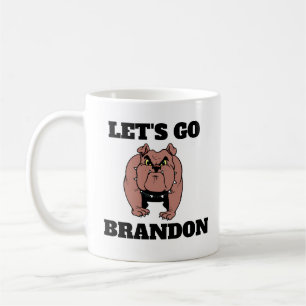 LÅT OSS GO BRANDON BULL DOG Kaffe koppar