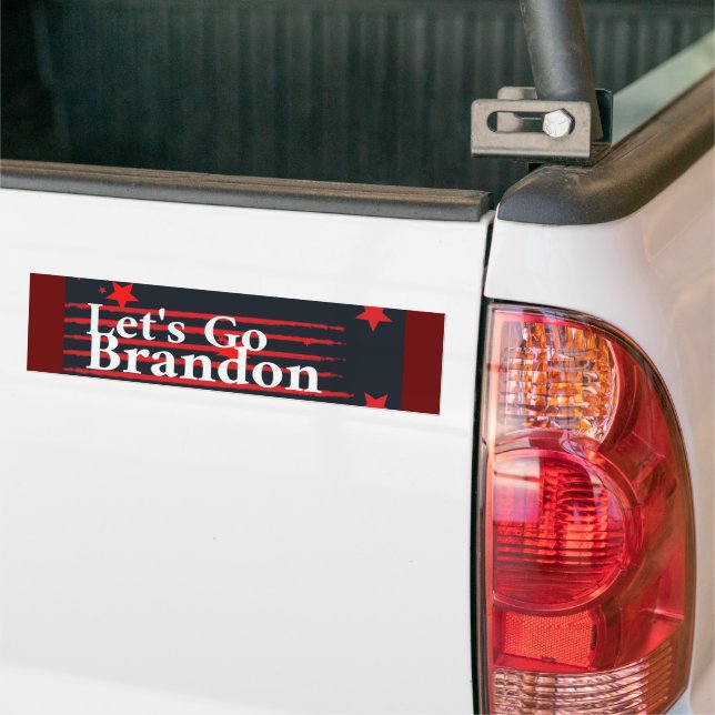 Låt oss Go Brandon - Bumper Sticker Bildekal (På lastbil)